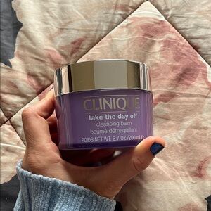 Clinique Take The Day Off Cleansing Balm - Purple Jar with Silver Lid